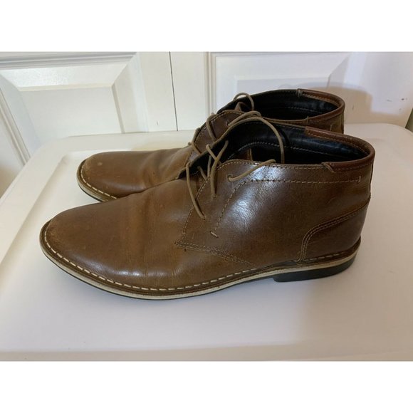 Steve‎ Madden Jabbar Men’s Sz 10.5 Boots Brown - Picture 6 of 10